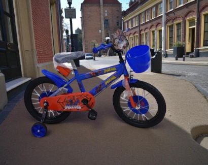 صورة ️ سيكل سبايدرمان أطفال مقاس 16